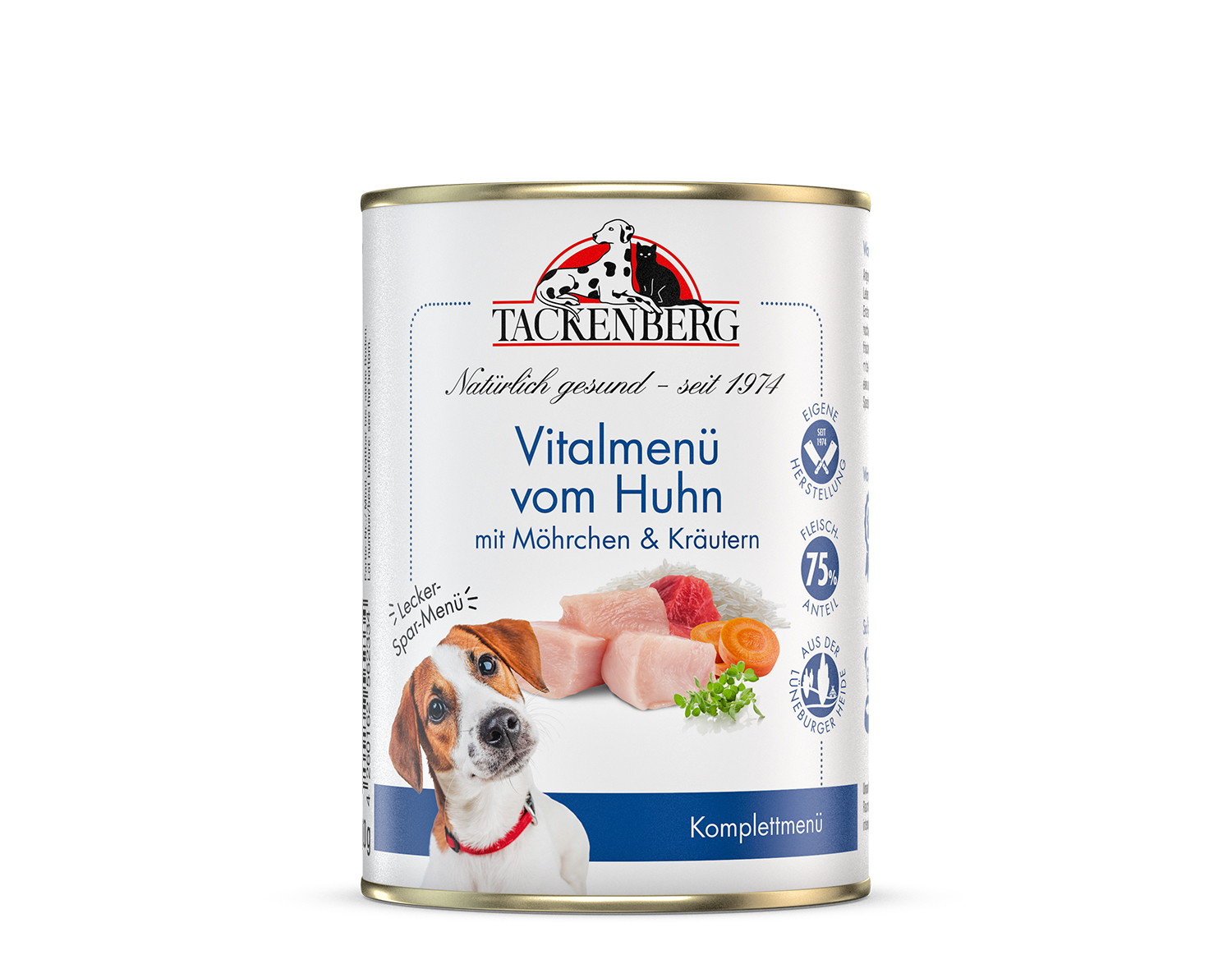 Vitalmenü vom Huhn mit Möhrchen & Kräutern