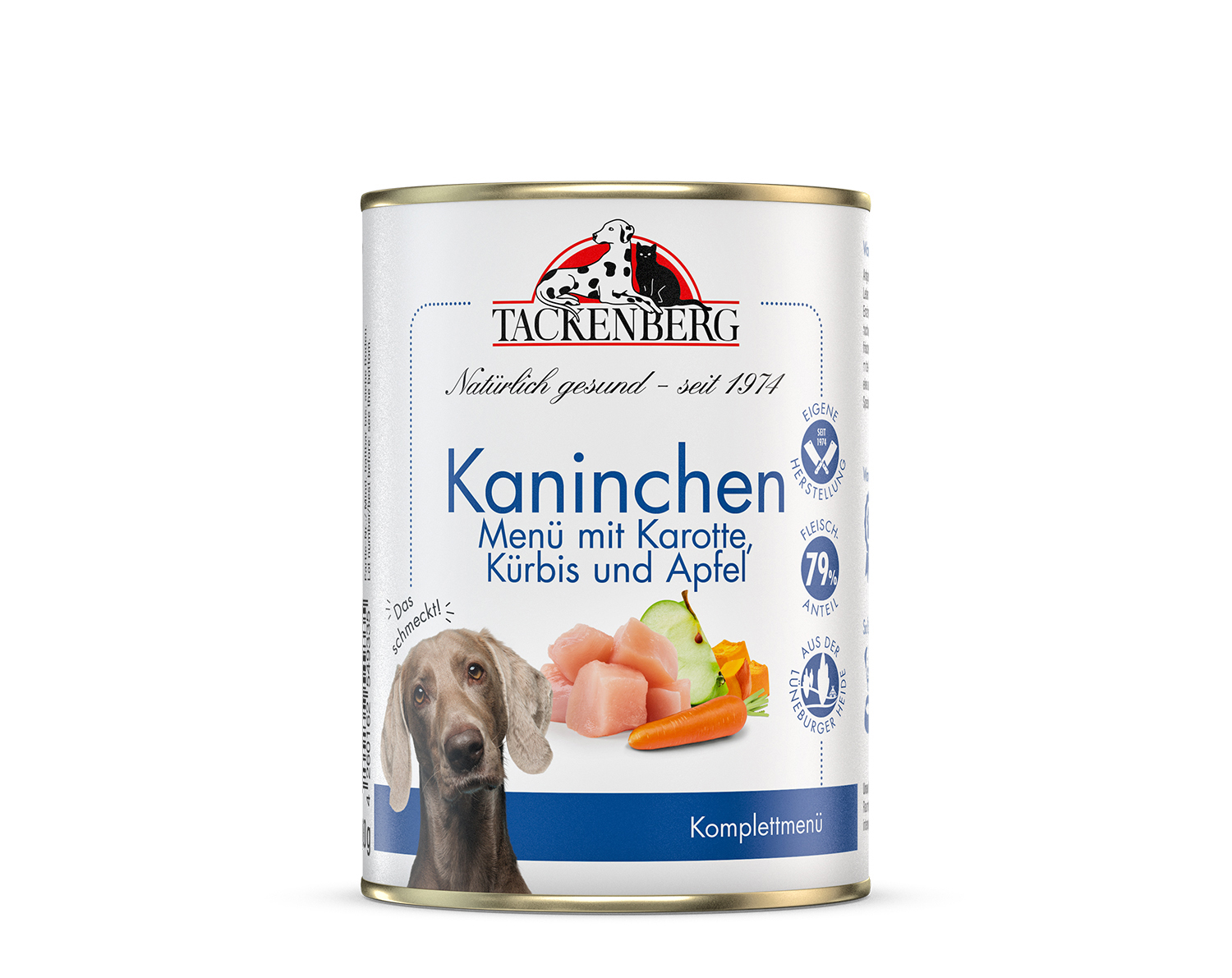 Kaninchen mit Karotte, Kürbis & Apfel