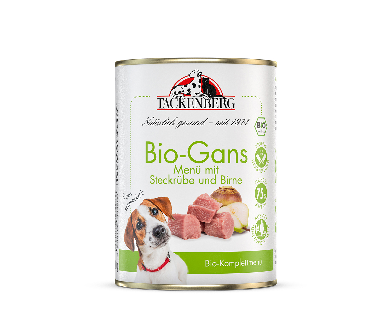 Bio-Gans mit Steckrübe & Birne